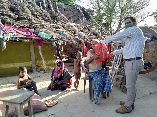 Dry-ration-distribution