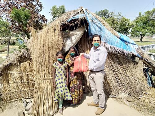 Ration-kit-distribution